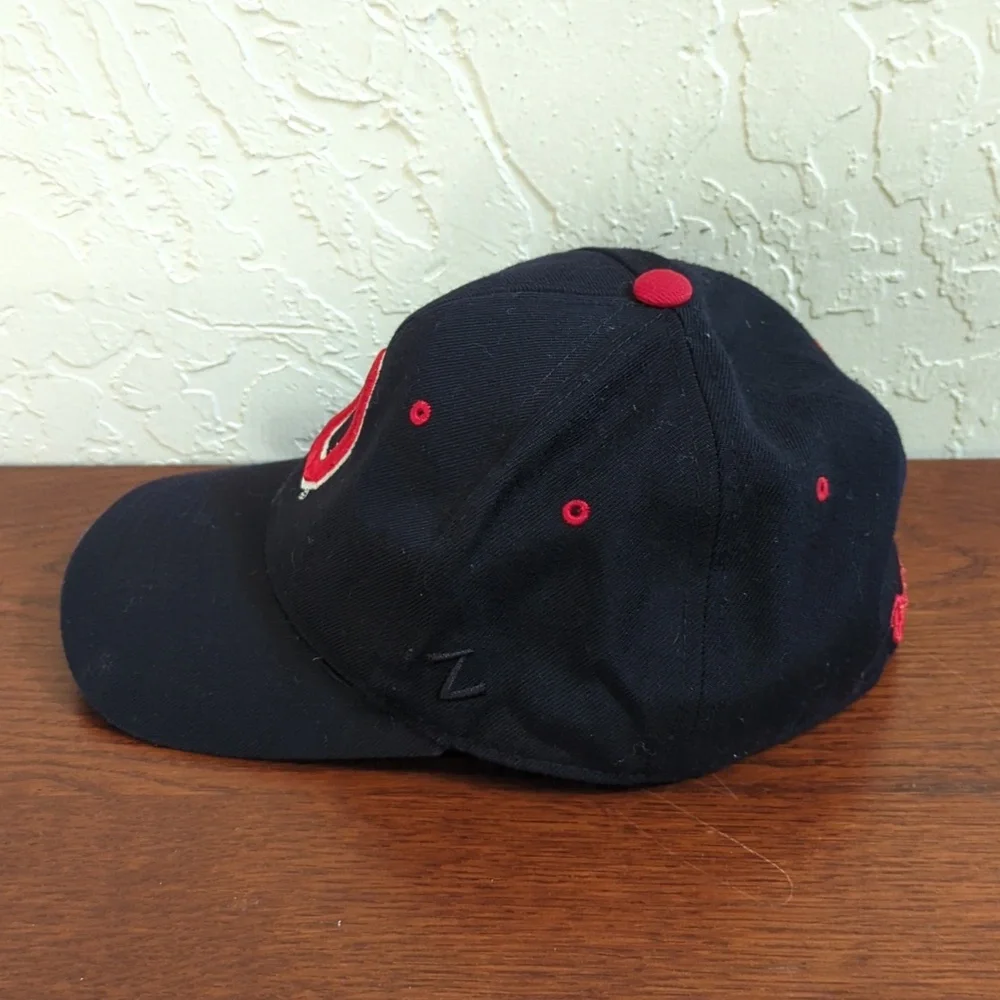 Authentic Zephyr The Z Hat Black Ohio State Red Block O Buckeyes Youth 7 1/8